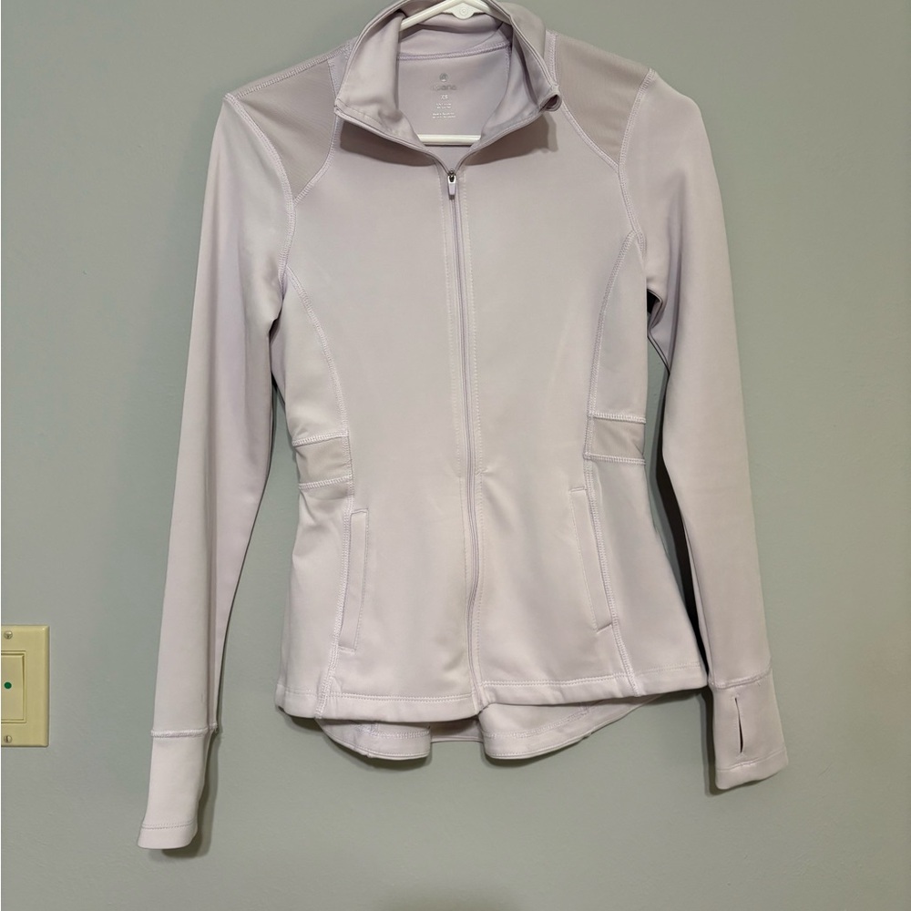 Women's Light Purple Zip-up Jacket